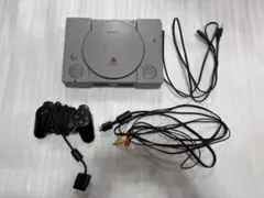 PlayStation (PS1) 本体 + コントローラー + ケーブル