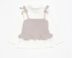 プティマイン キラキラニットビスチェ