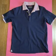 BEAMS HEART ネイビー ポロシャツ L