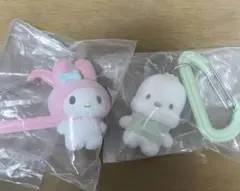 サンリオ カラフルカラビナ マスコットチャーム　ポチャッコ　マイメロディ