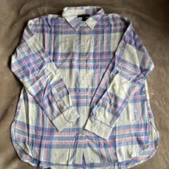 BANANA REPUBLIC チェック柄 長袖シャツ M