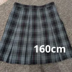 COMME CA ISM160cmチェックプリーツスカート♪