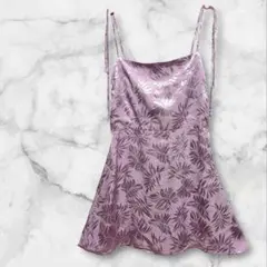 DRESS FORUM 薄紫色 キャミソール ワンピース【M】のサムネイル
