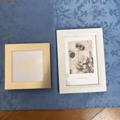 フォトフレーム 2点セット ホワイト ゴールド即決⭕️
