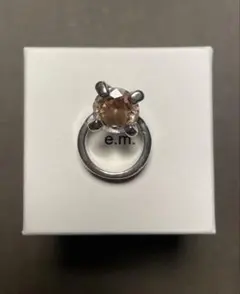 e.m. ジルコニア パール シルバー リング 13号(0202-AR22) - メルカリ