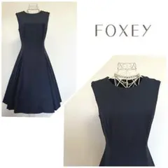 ☆フォクシーニューヨーク43774DRESS ETINCELLEワンピース40☆ - メルカリ