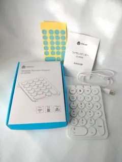 i clever IC-KP08 ワイヤレステンキー ホワイト