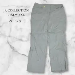 人気‼️JR COLLECTION【16:XL～XXL】 ベージュ チノパン 無地