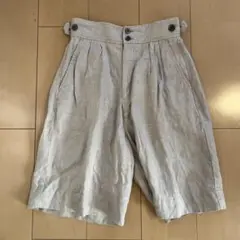 Yanuk リネン　ハーフパンツ　ベージュのサムネイル
