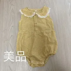 SHEINベビー ロンパース ギンガムチェック 6-9Mのサムネイル