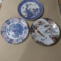 古伊万里、九谷大皿色々5枚 直径26~40㎝ 東Y8-0522⑨ - メルカリ