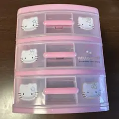 ⭐⭐レトロ⭐【希少】⭐ハローキティ3段ボックス(衣類収納ケース)⭐ メゾピアノ×ハローキティ 3ボックス付き収納ケース | 先月・今月の登場