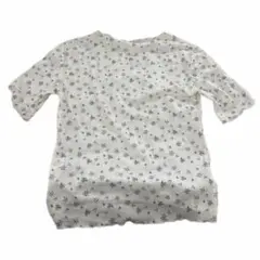 花柄 シアー シースルートップス シャツ 韓国 ガーリー