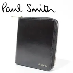 Paul Smith 超超激レア　初代コードバン　折り財布　新品　総馬革　黒 Paul Smith 超激レア 初代コードバン 二つ折り財布 ブラック 総