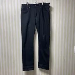 リーバイス 502 ブラックデニム W32、L 32 ライトオンス