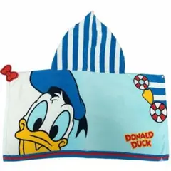 ディズニー ドナルドダック フード付き タオル