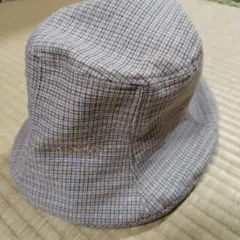 PERSON'S チェック柄 バケットハット