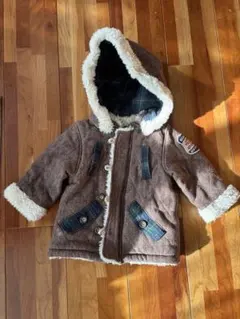 Biquette フリースフード付きアウター