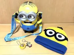 ミニオンズ グッズセット USJ ポップコーンバケット&ニットキャップなど計6点のサムネイル