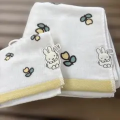 ハウステンボス　ミッフィー　トラベルシリーズ　フェースタオル　ハンドタオル