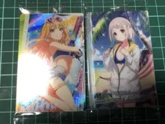 学園アイドルマスター　ウエハースカード　葛城リーリヤ、紫雲清夏　セット