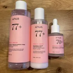 Anua 77+ ピーチ ナイアシン スキンケアセット3点 アヌア 桃 おまけ付