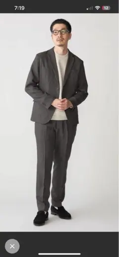 SHIPS:〈手洗い可能〉ウールライク テック セットアップ新品未使用