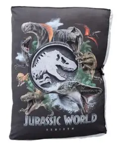 【新品】ジュラシック・ワールド 復活の大地プラチナムザッカ図鑑クッション