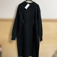 UNIQLO スフレヤーンニットワンピース L