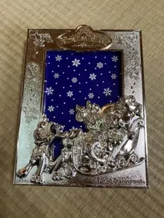 Disney Christmas fantasyシルバーフォトフレーム