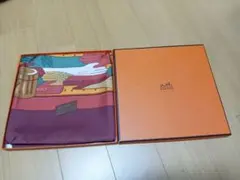 新品未使用 ピンク 花柄 エルメス シルクスカーフガヴロッシュ