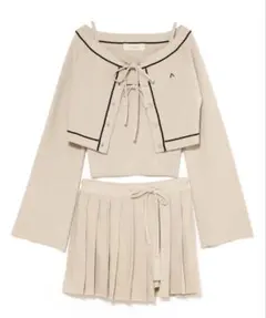 andmary Jennie line knit set up