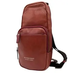 バーバリーブラックレーベル レザー ボディバッグ ショルダーバッグ