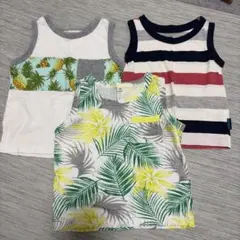キッズ ノースリーブ Tシャツ 3枚セット 90cm 100cmのサムネイル
