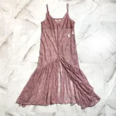 A15444 未使用 スナイデル バリエーションキャミワンピース レース ピンク