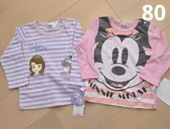 ソフィア・ ミニーマウス ロンＴシャツ 80 ②