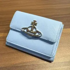 vivienne westwood 三つ折り財布 ミニ財布 オーブ レザー