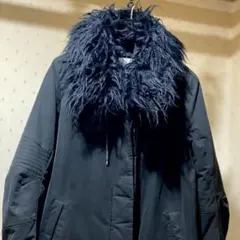 最終値下ヘルムートラング　アストロバイカーコート ファー付き　サイズ46 最終値下ヘルムートラング アストロバイカーコート ファー付き