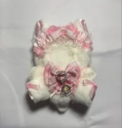 着ぐるみ おすわり ぬい服 白 10cm〜13cm いつぬい ちびぐるみ ネコ