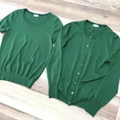 美品MACKINTOSH PHILOSOPHY アンサンブル　ニットウール38