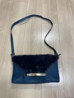 YECCA VECCA ショルダーバッグ　ファー付き　（送料込み）