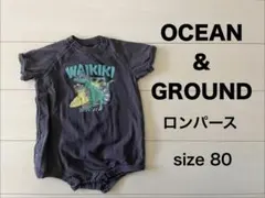 OCEAN & GROUND ロンパース WAIKIKI 80のサムネイル