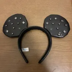 ミッキーマウス　スタッズカチューシャ 黒