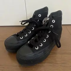 CONVERSE コンバース オールスター リフテッド ハイカット 厚底 黒