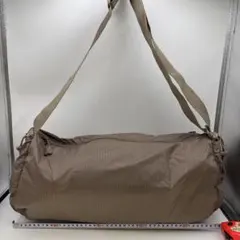 未使用　無印良品　撥水　リップストップ ショルダーバッグ　モカブラウンのサムネイル