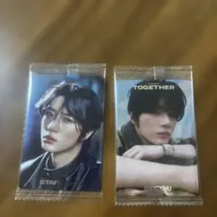 TXT ツインウエハース ステッカー ボムギュ ２枚セット　レア