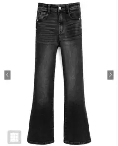 GRL グレイル cu498 中町綾 ハイウエストフレアデニムパンツ