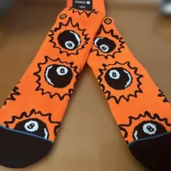 STANCE ソックス クルー丈 8ボール オレンジのサムネイル