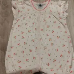 PETIT BATEAU フラワープリントロンパース 60cm