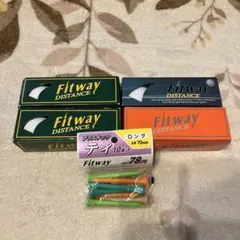 Fitway ディスタンスボール 4箱とティー 8本セット